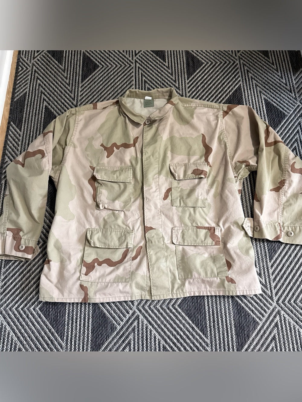 Desert Camo Fatigue Military Jacket Top NATO 0420/3585  XXL  8415-01-327-6130